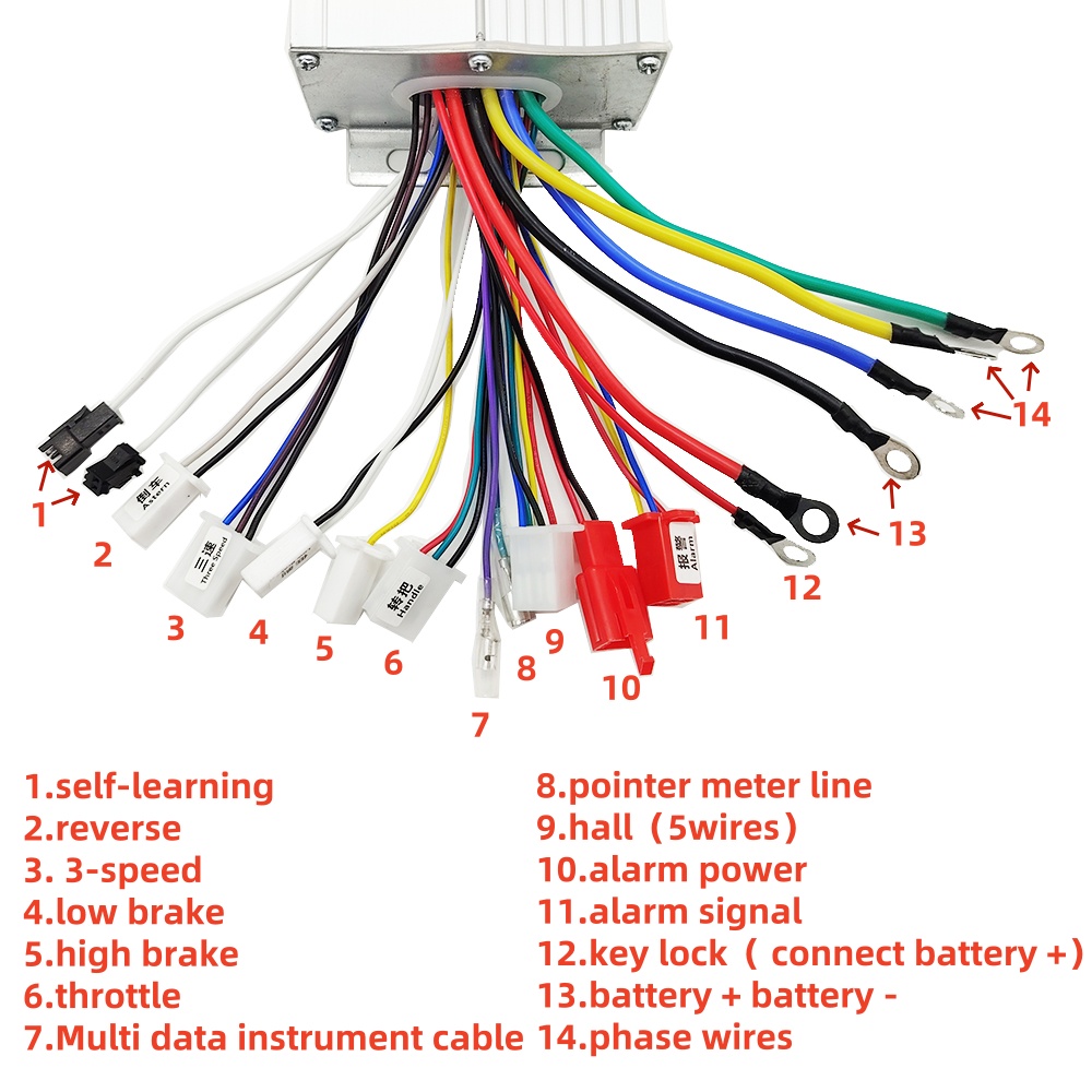 500W Electric Bicycle Motor Co - огляд і ціна Kelly Kls7230S Controller
