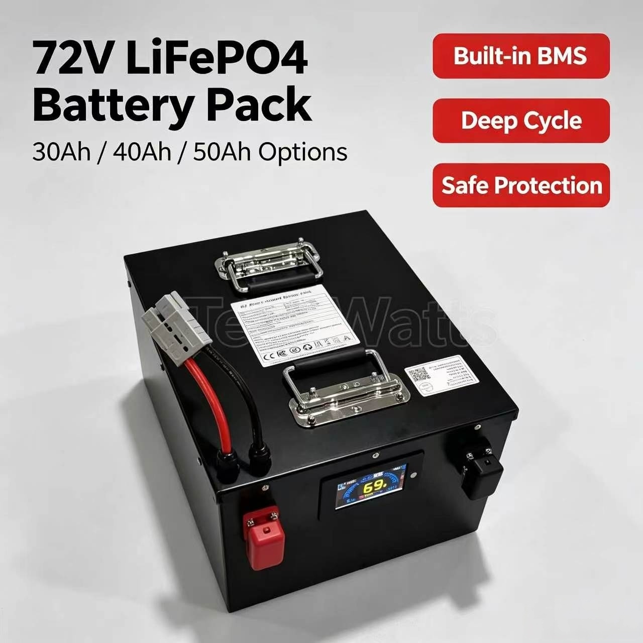 72v 30Ah 30A 40Ah 40A 50Ah 50A - огляд і ціна 72V 40Ah Lifepo4 Battery Pack