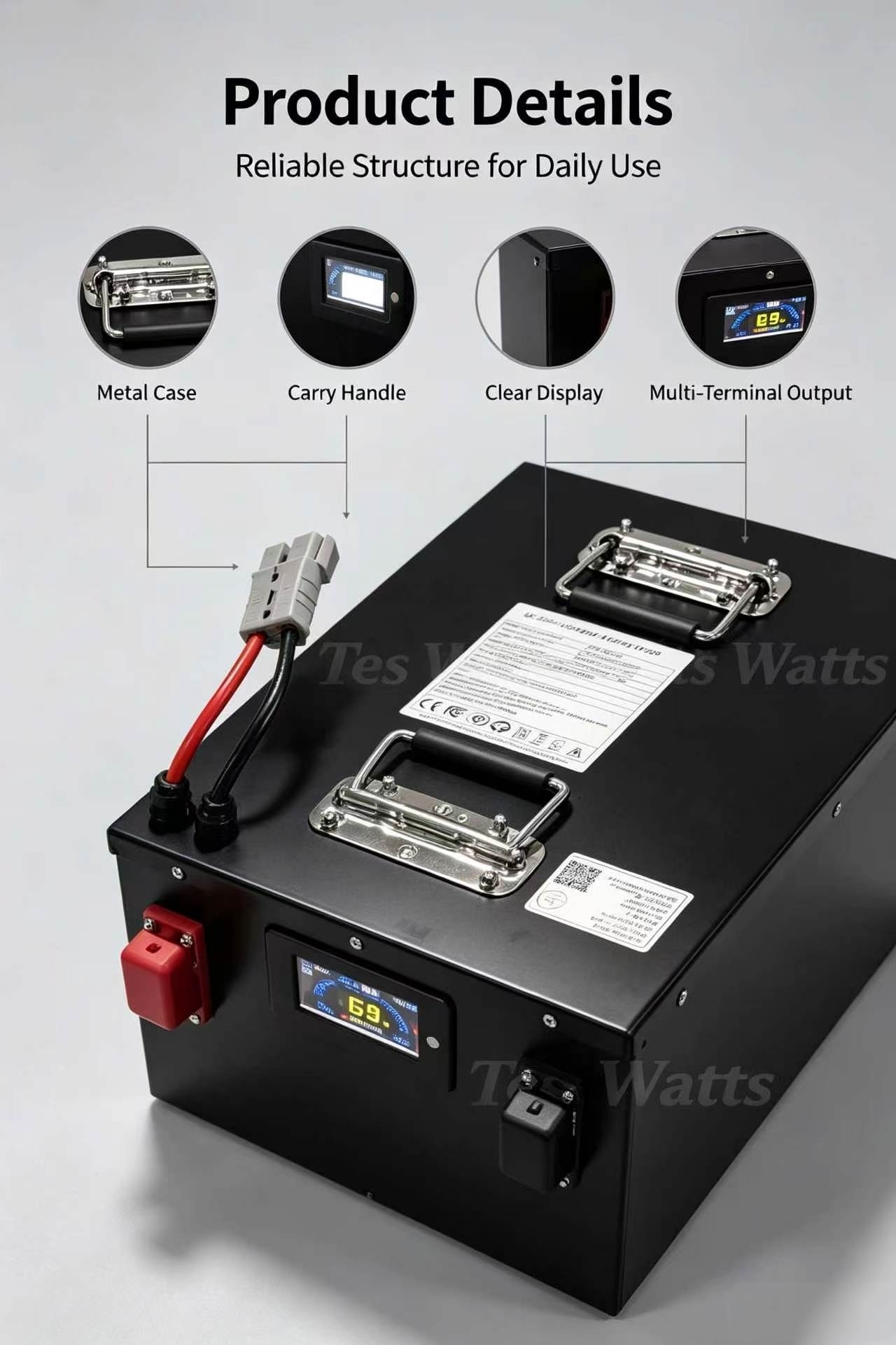 72v 30Ah 30A 40Ah 40A 50Ah 50A - огляд і ціна 72V 40Ah Lifepo4 Battery Pack
