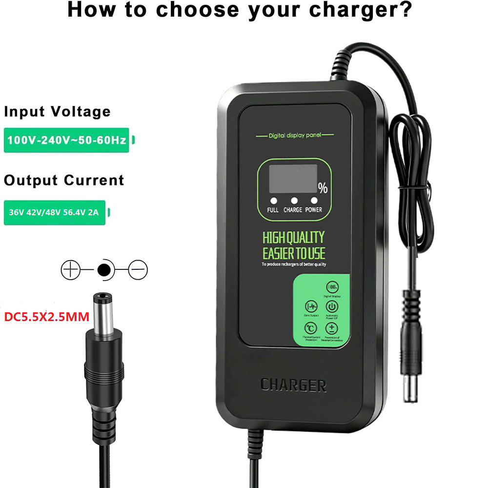 Newly Upgraded Lithium Battery - огляд і ціна 84V 20A Smart Charger