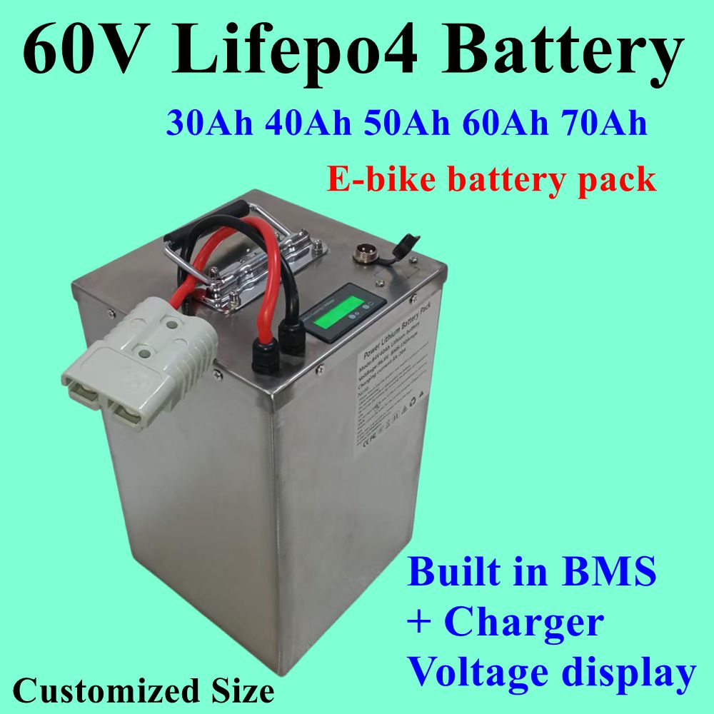 60V 50Ah 60AH 70Ah 30Ah 40Ah L - огляд і ціна 60V 50Ah Electric Scooter Battery
