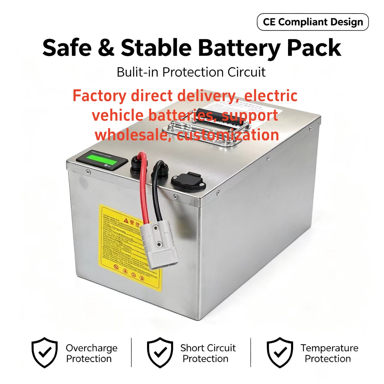 60V35Ah 50Ah 100Ah LiFePO4 Bat - огляд і ціна 60V 50Ah Electric Scooter Battery